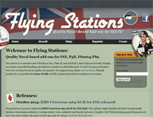Tablet Screenshot of flyingstations.com